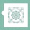 Parisian Tile Cookie & Craft Stencil | CM013 by Designer Stencils | Cookie Decorating Tools | Baking Stencils for Royal Icing, Airbrush, Dusting Powder | Craft Stencils for Canvas, Paper, Wood | Reusable Food Grade Stencil